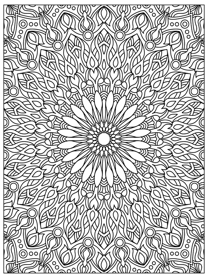 Intricate Patterns Coloring Pages – Mysa Digital Creations